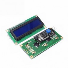 LCD1602 16x2 ekranas mėlynas I2C IIC