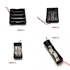 1x 2x 3x 4x 18650 Battery Storage Box Case