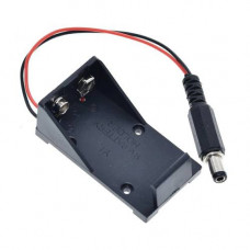 9V Battery Holder Box Case Wire with Plug 5.5*2.1mm
