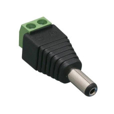 2.1mm x 5.5mm Male DC Power Plug Adapter