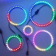 WS2812B LED ring, 45led, wPCB