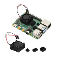 Fan with Heatsink Cooler Kit For Raspberry Pi 4B