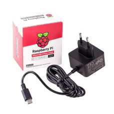 Raspberry Pi power supply USB-C-5.1V/3A Black (original)